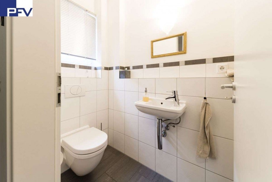 G�ste-WC im Erdgeschoss Doppelhaush�lfte N�rnberg