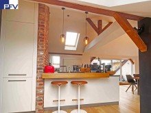 Tresen f�r eine gem�tliche Kaffepause Verkauft: Ganz oben und mitten drin! Stylisches Penthouse-Loft mit sonniger Dachloggia