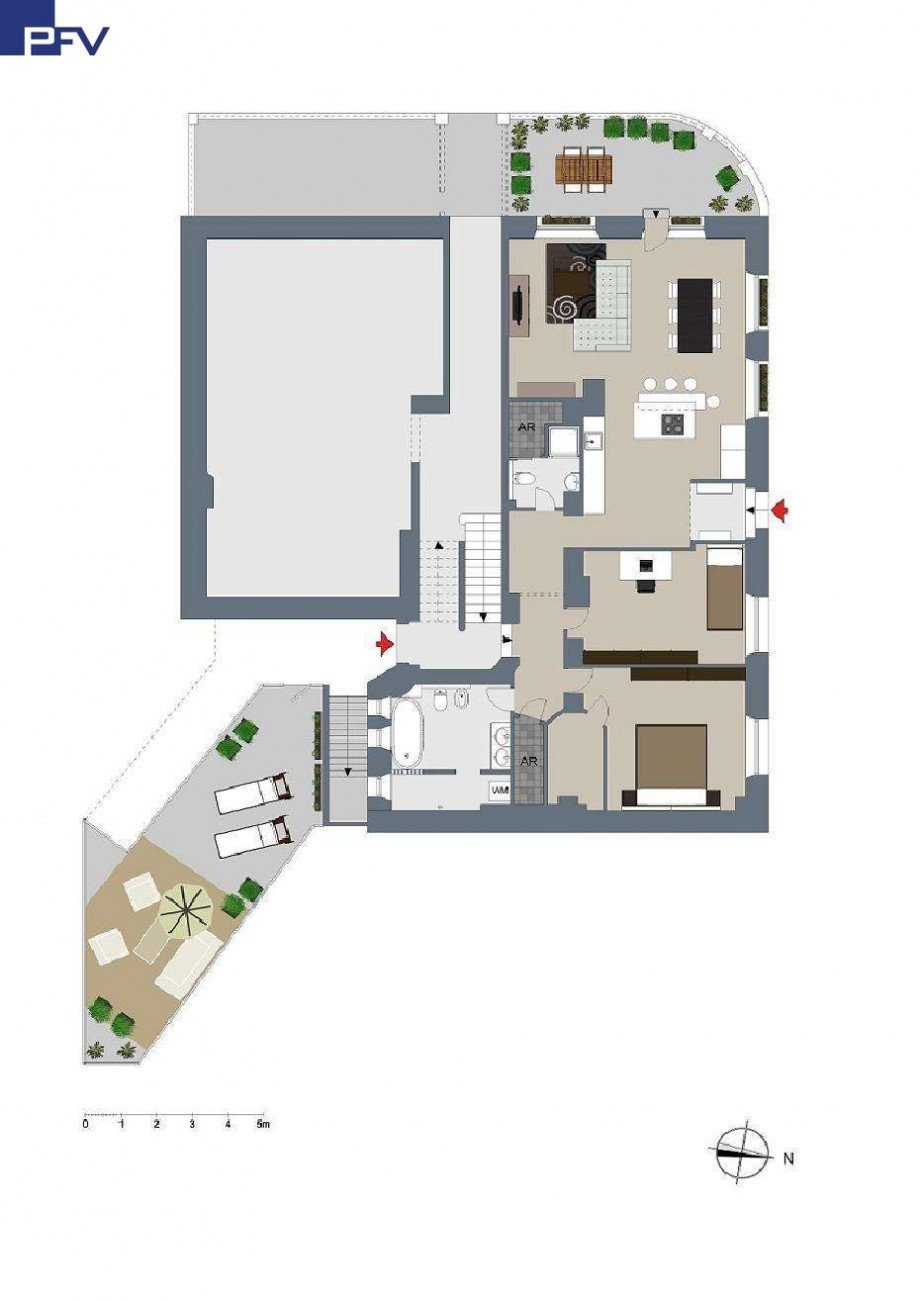 Vorschlag Grundriss Terrassenwohnung N�rnberg