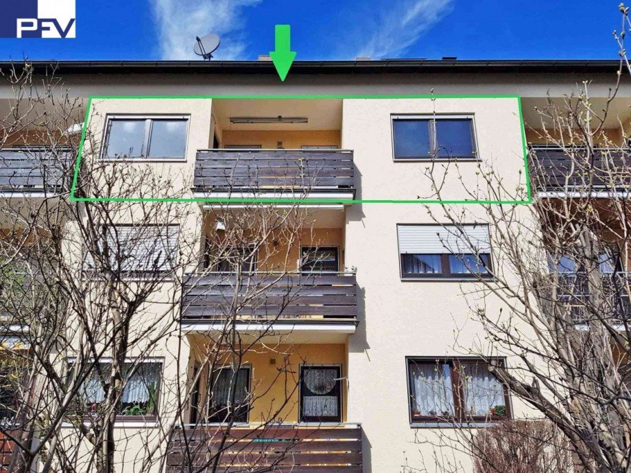 Sonniger S�d-Balkon Etagenwohnung Roth