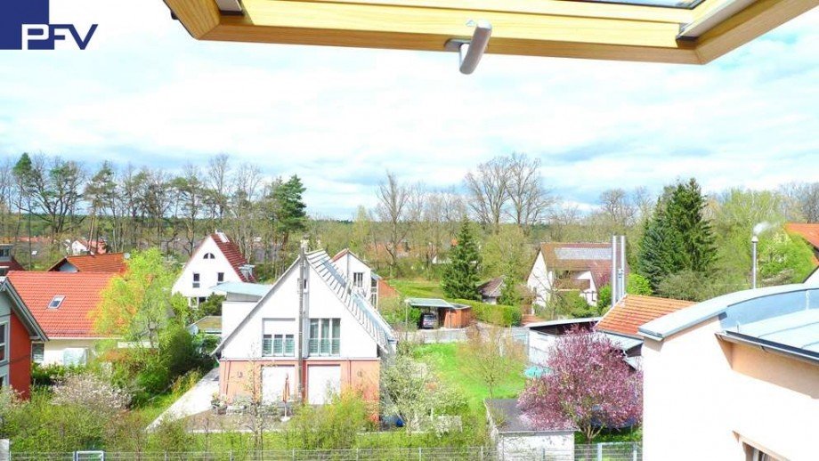 Blick Richtung alter Kanal Maisonettewohnung Wendelstein