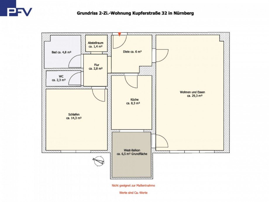 Grundriss Etagenwohnung N�rnberg