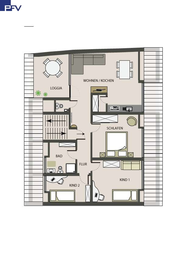 Grundriss-DG Renditeobjekt N�rnberg