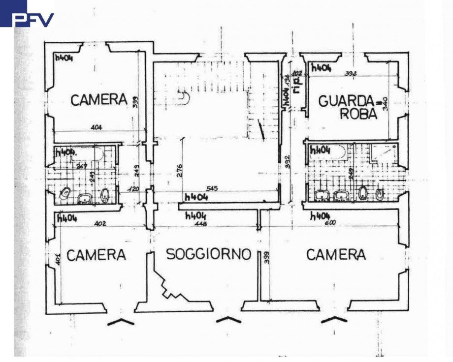Grundriss OG Haupthaus Villa Impruneta