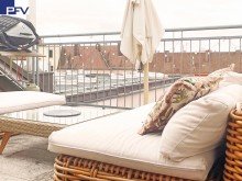 Dachterrase (3) Verkauft: Ganz oben und mitten drin! Stylisches Penthouse-Loft mit sonniger Dachloggia