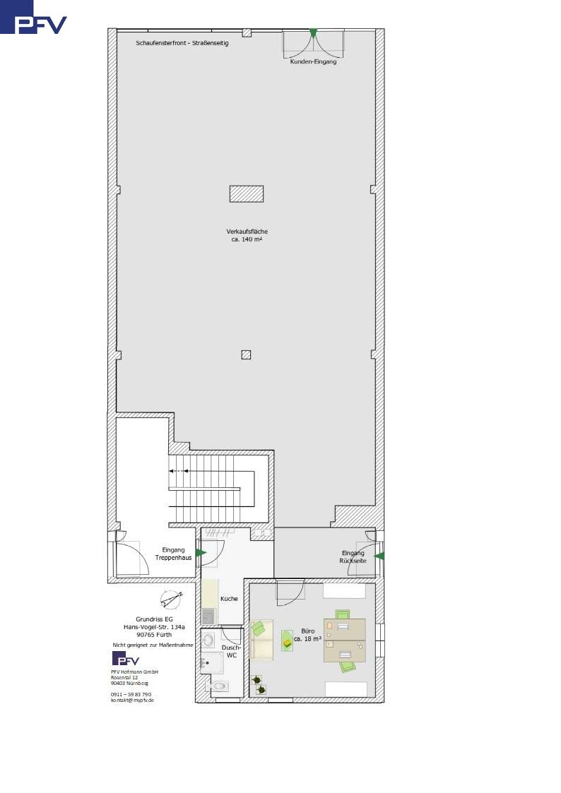 Grundriss CH Einzelhandel F�rth