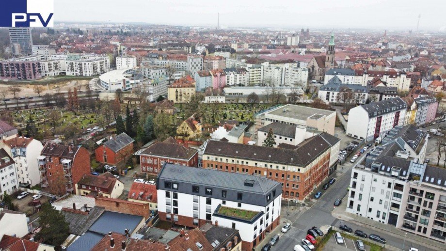 Umgebung-Blick zur Peterskirch Etagenwohnung N�rnberg