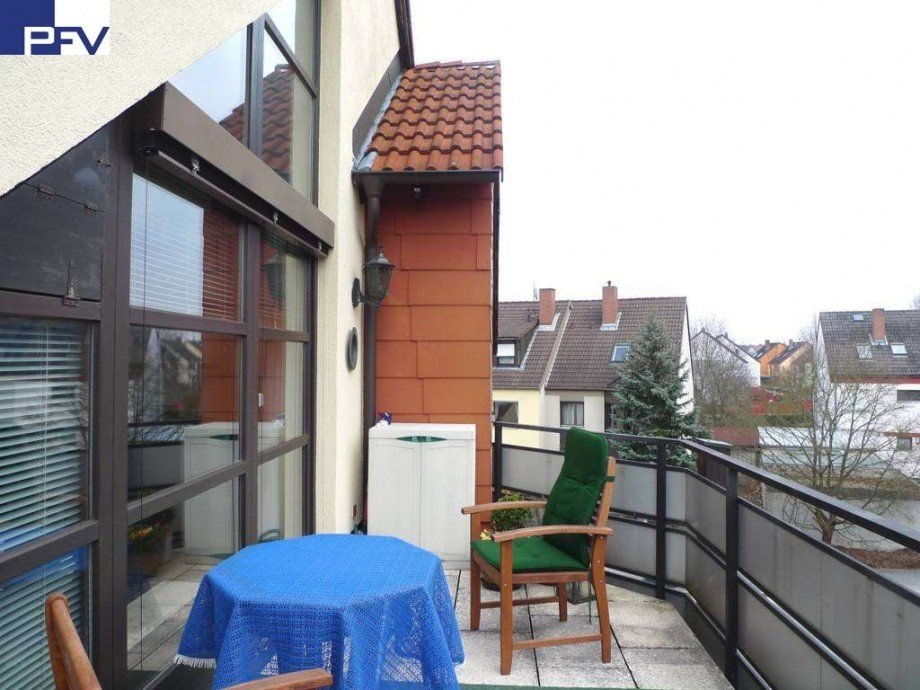 Balkon Dachgeschosswohnung Wendelstein