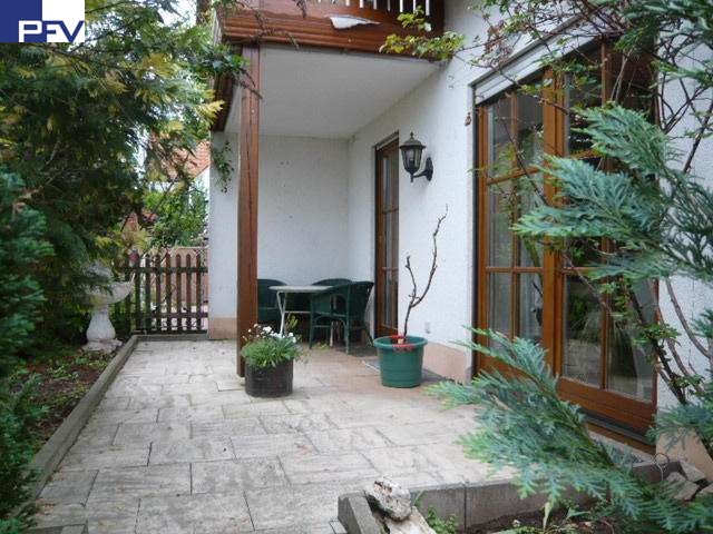 gem�tliche Terrasse Doppelhaush�lfte Merkendorf