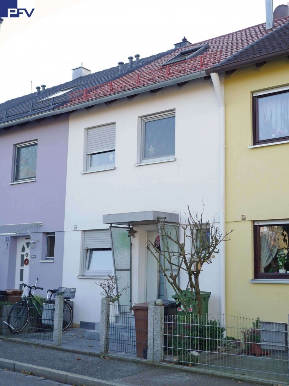 Ansicht Nord-Ost Reihenmittelhaus Schwabach