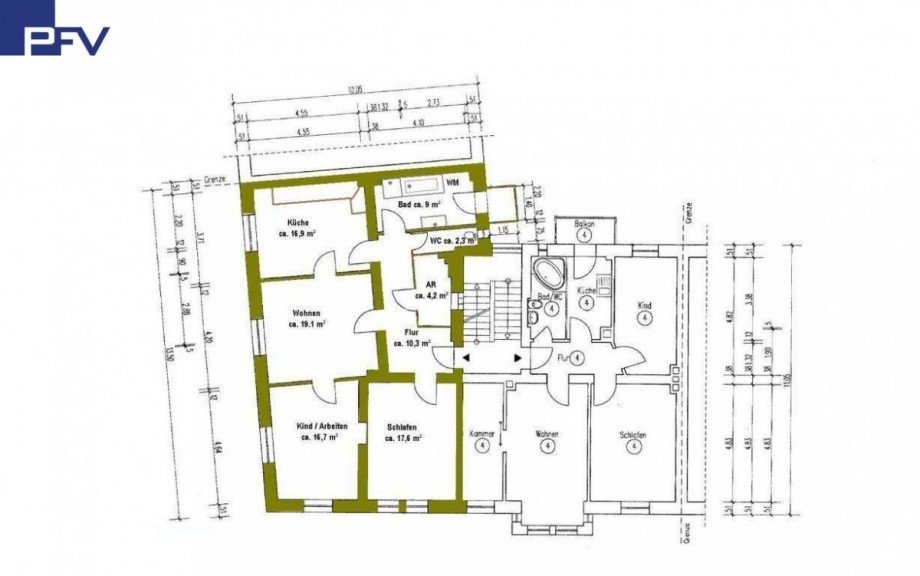 Grundriss Wohnung N�rnberg
