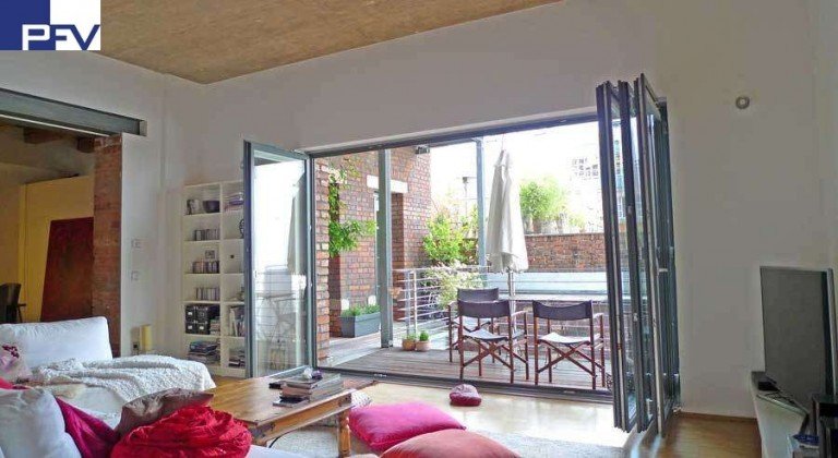 Open-Air feeling im Wohnzimmer F�rth Loft-Studio-Atelier Hier genie�en Sie das Leben - Au�ergew�hnliches Wohnen am Stadtpark!