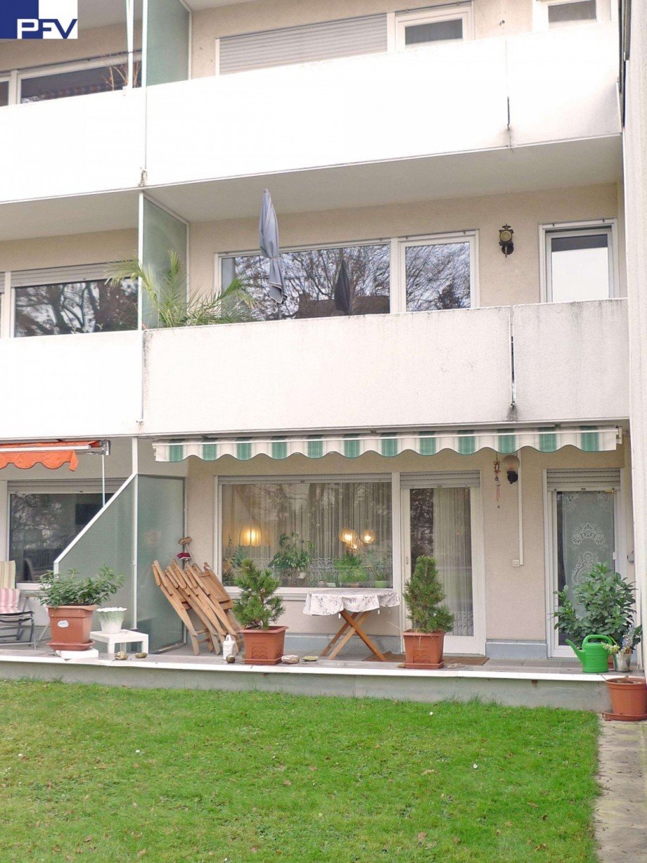 Ansicht auf Terrasse Wohnung N�rnberg