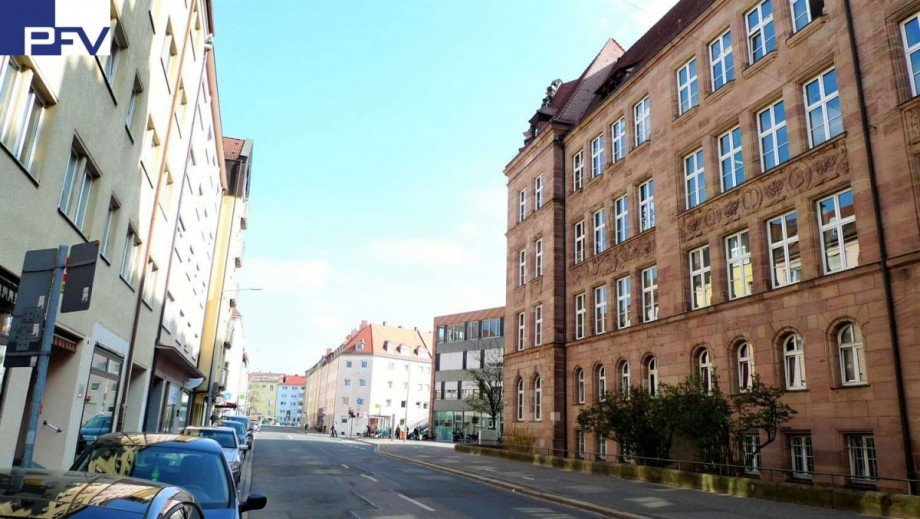 Blick in die Strasse B�rofl�che N�rnberg