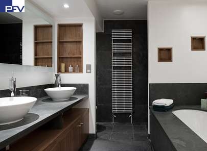 Bsp. Bad -mit Trennwand zum WC Haus F�rth