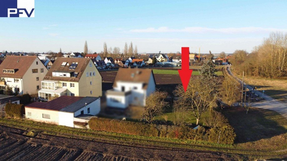 Blick von S�den Grundst�ck N�rnberg