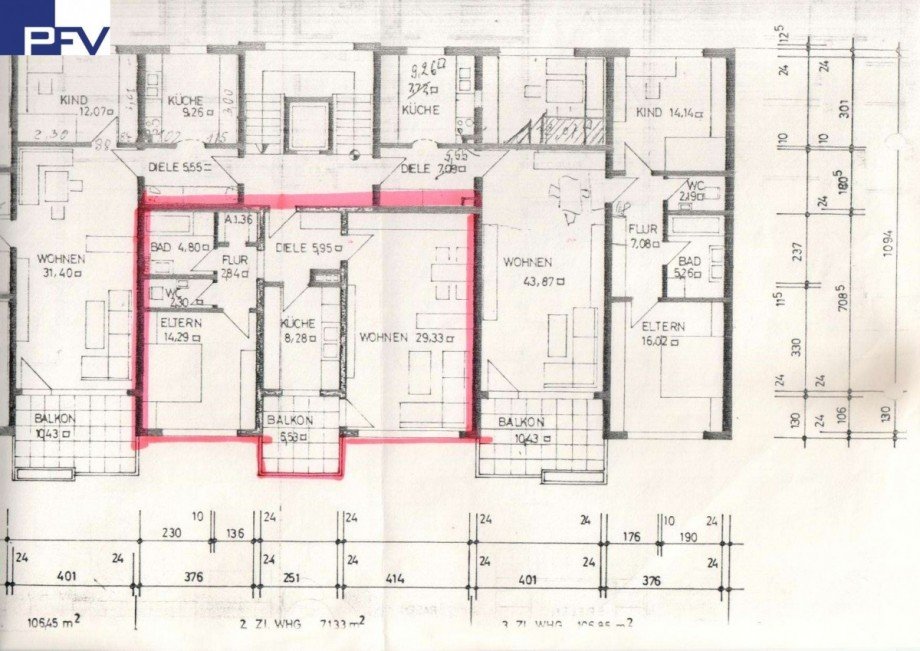 Grundriss Original Etagenwohnung N�rnberg