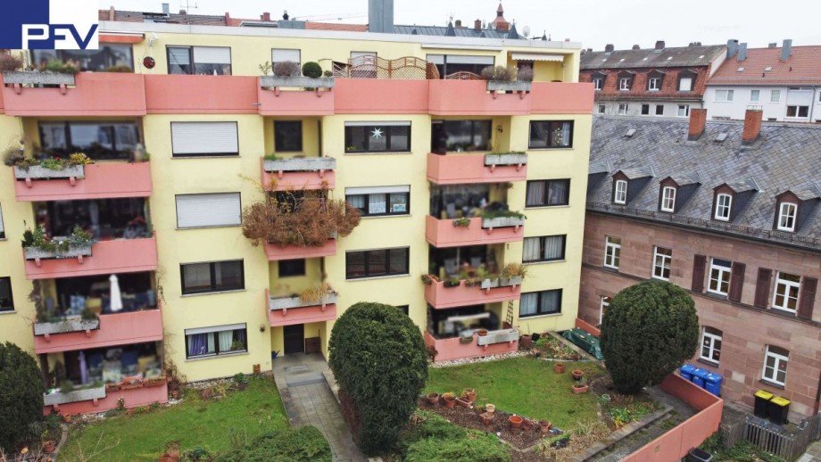 Anwesen mit West-Balkonenb Etagenwohnung N�rnberg