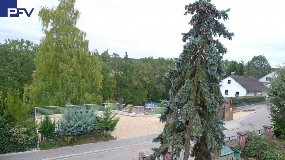 Blick zum Wiesengrund Grundst�ck Schwabach