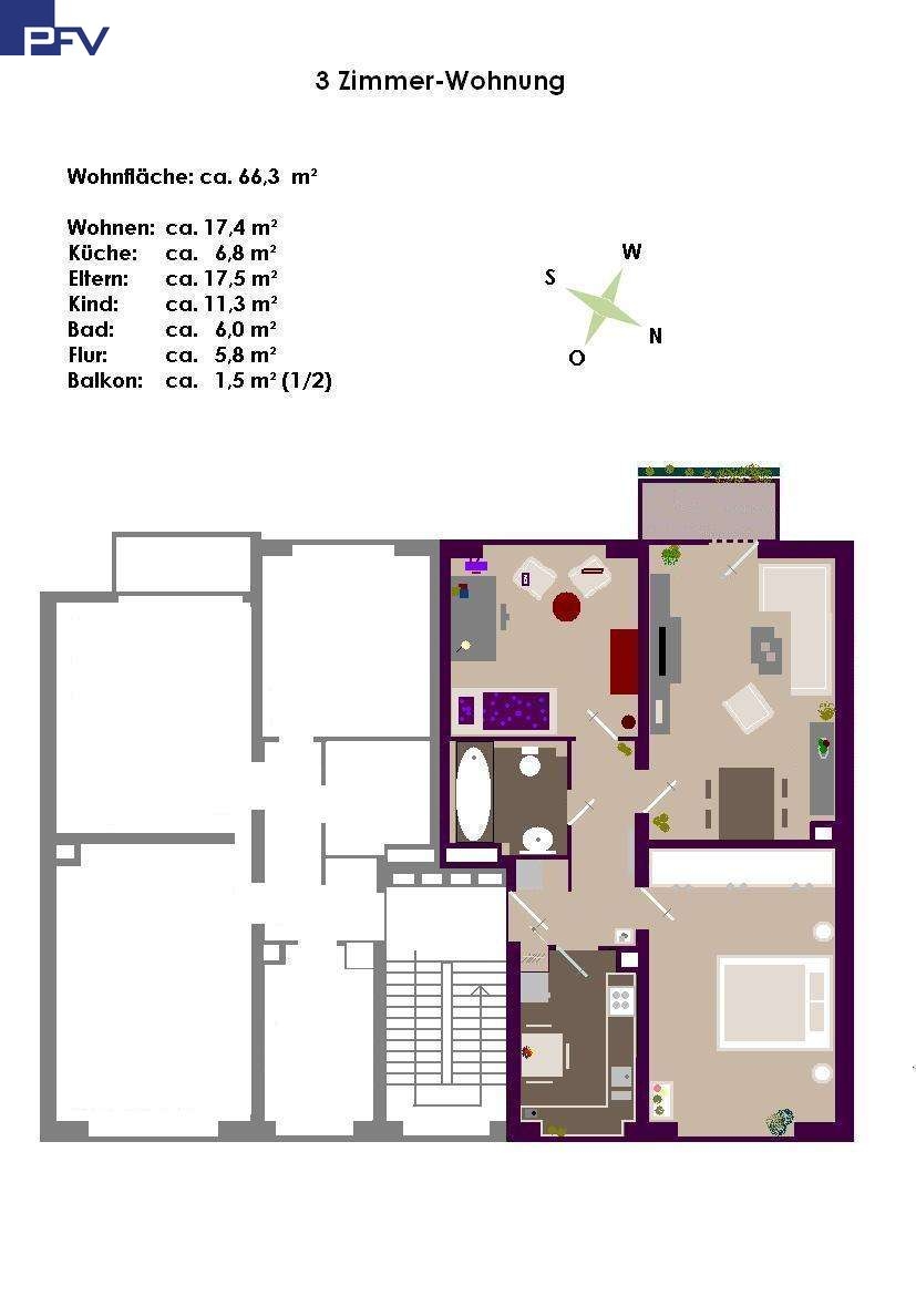 Grundriss Wohnung N�rnberg